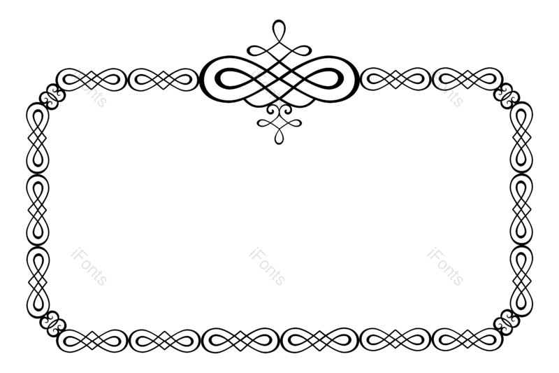 边框图片,复古元素,花纹PNG,图案免抠素材